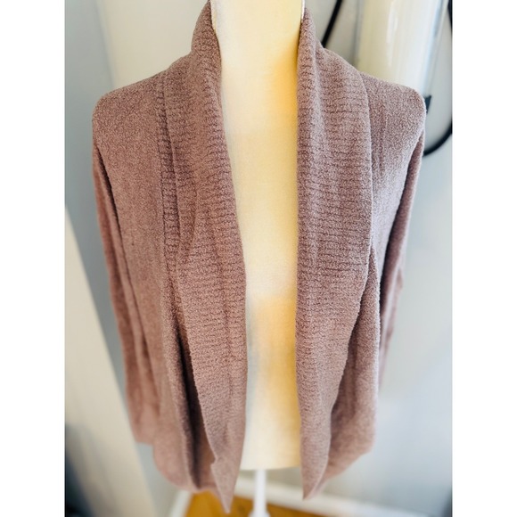 Barefoot Dreams CozyChic Lite Circle Cardigan, Size XS/S, Tan/Sand, NWOT - Picture 12 of 12